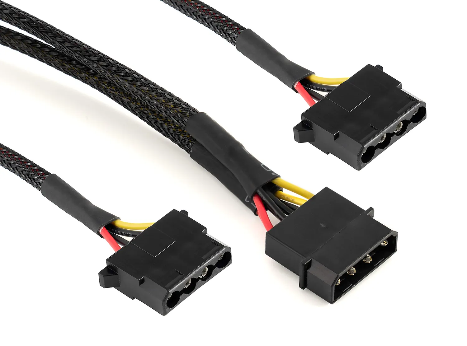 Poppstar Molex Verteilerkabel 30 cm schwarz Y