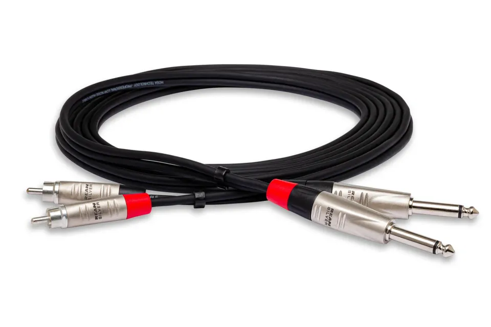 Hosa HPR-010X2 Pro Stereo-Kabel 3 m Klinke