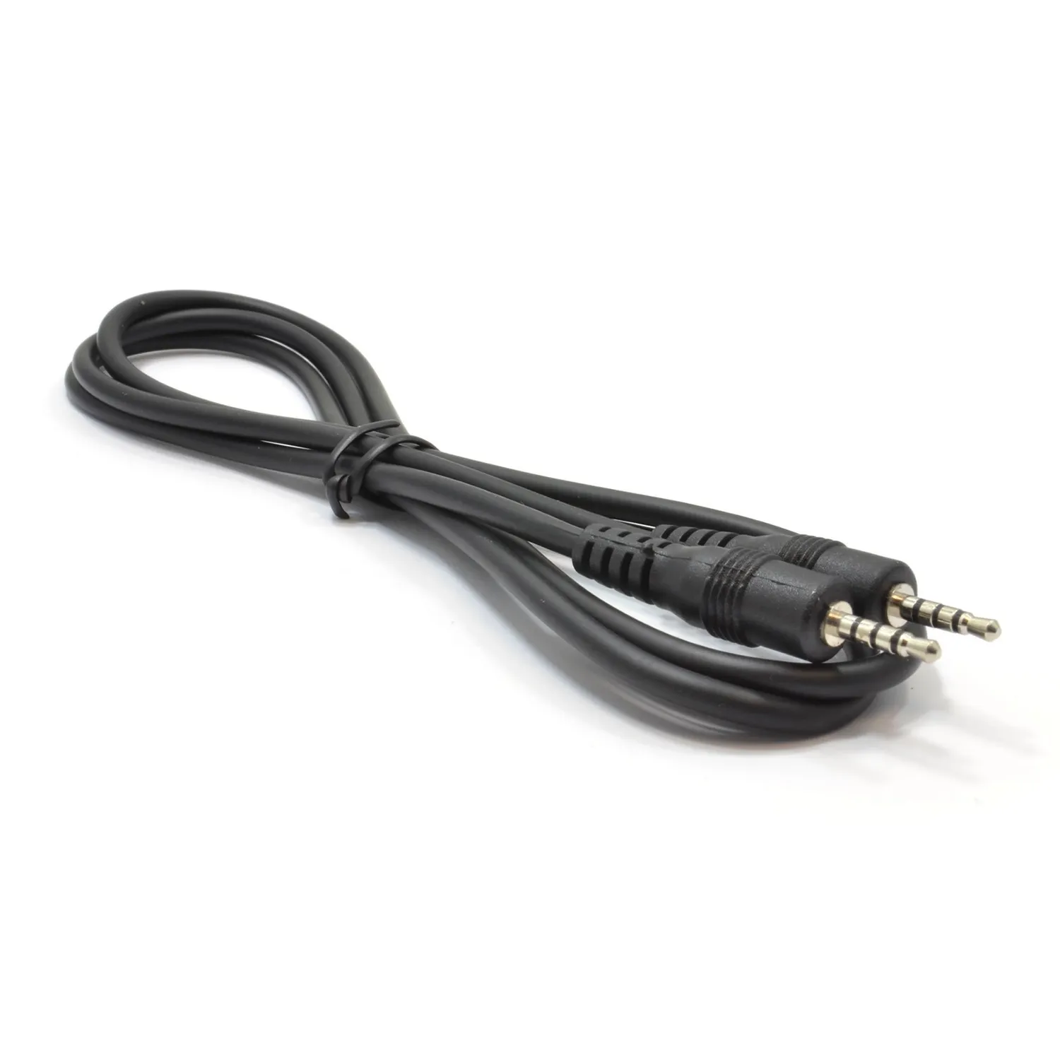 Kenable 2,5mm Klinkenkabel 4-polig 1m schwarz TRRS