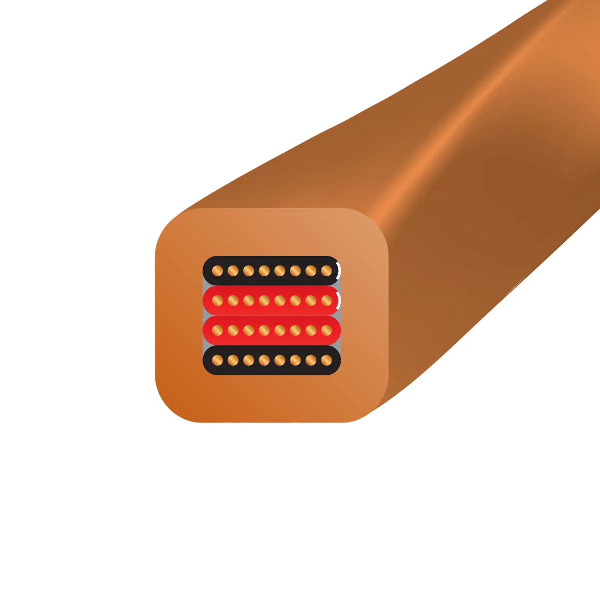 WireWorld Mini Eclipse 10 Lautsprecherkabel 1 m Meterware