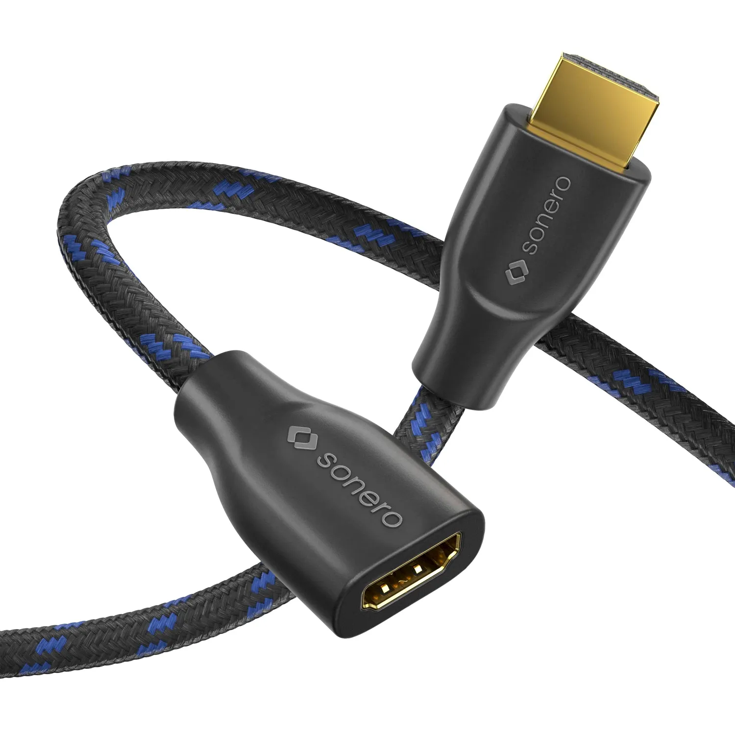 Sonero X-PHC041-020 HDMI Verlängerung 2m 4K Baumwolle