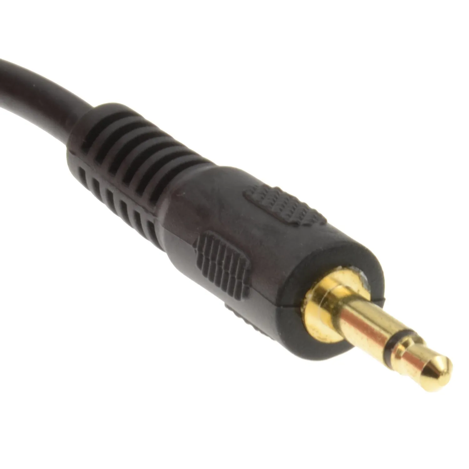 Kenable Mono 3,5mm Klinkenkabel 2 m schwarz gewinkelt
