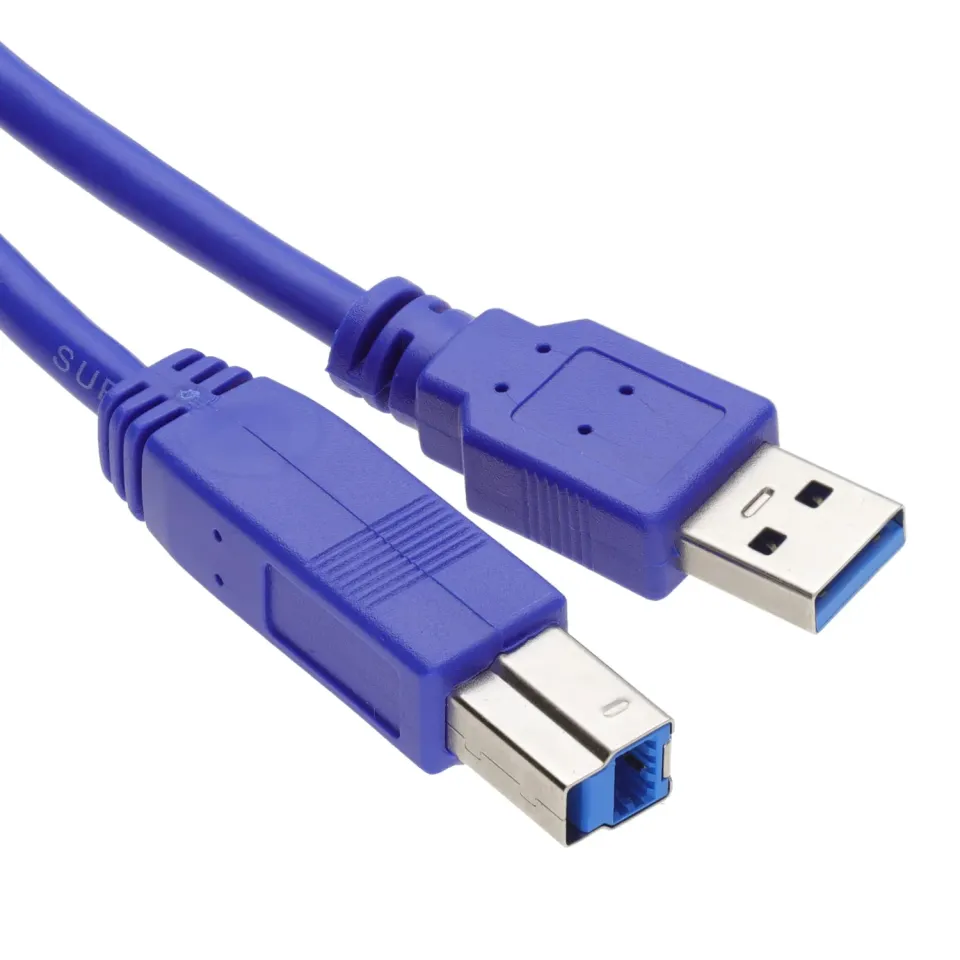 Kenable USB 3.0 Kabel A-B 0,5m Druckerkabel blau