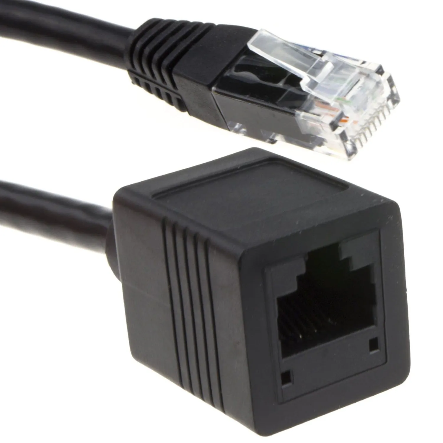 Kenable CAT6 RJ45 Netzwerk-Verlängerungskabel 5m Weiß Kupfer