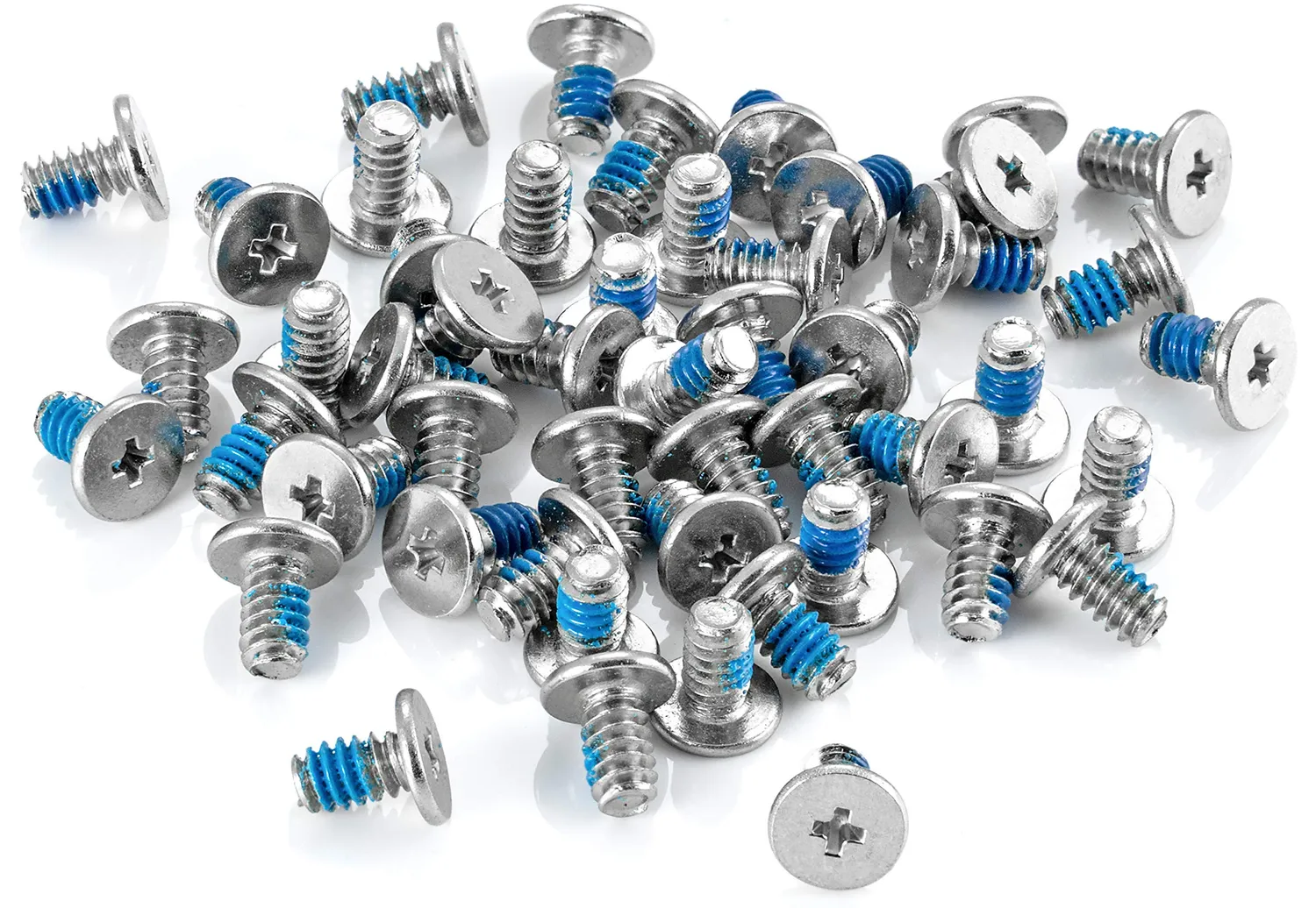 Poppstar Festplattenschrauben 3,5 Zoll 6-32x7mm 50er silber