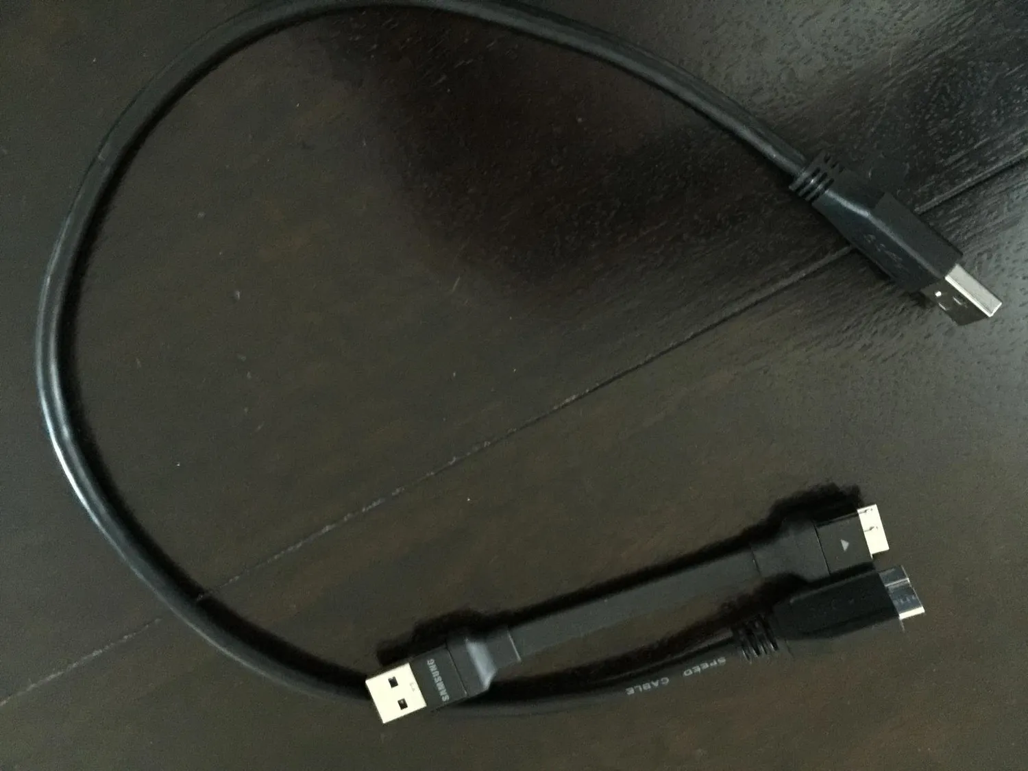 Kenable USB 3.0 Kabel A-Micro-B 0,15m Schwarz