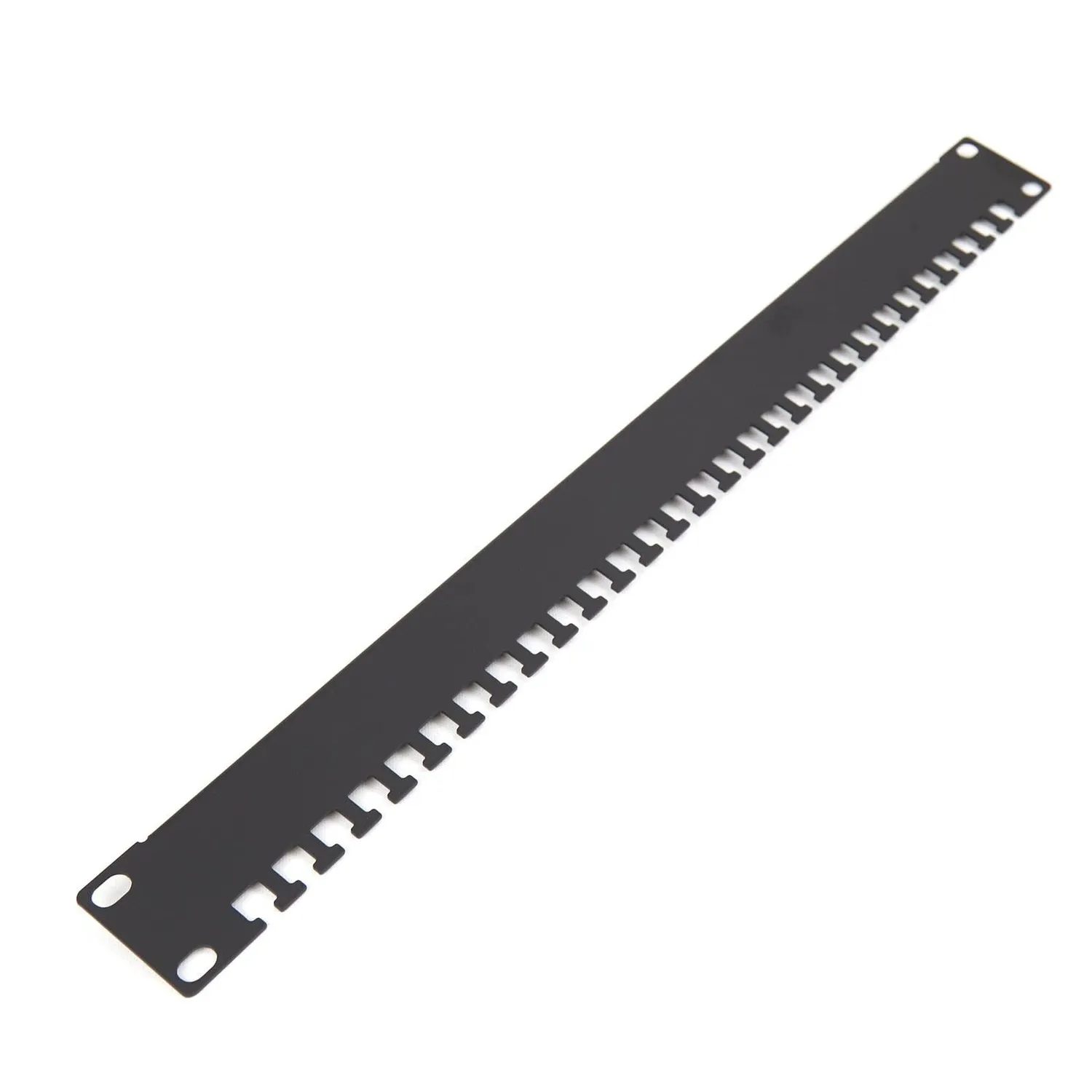 Kenable Kabelführungsleiste 1U 19 Zoll Rack Metall
