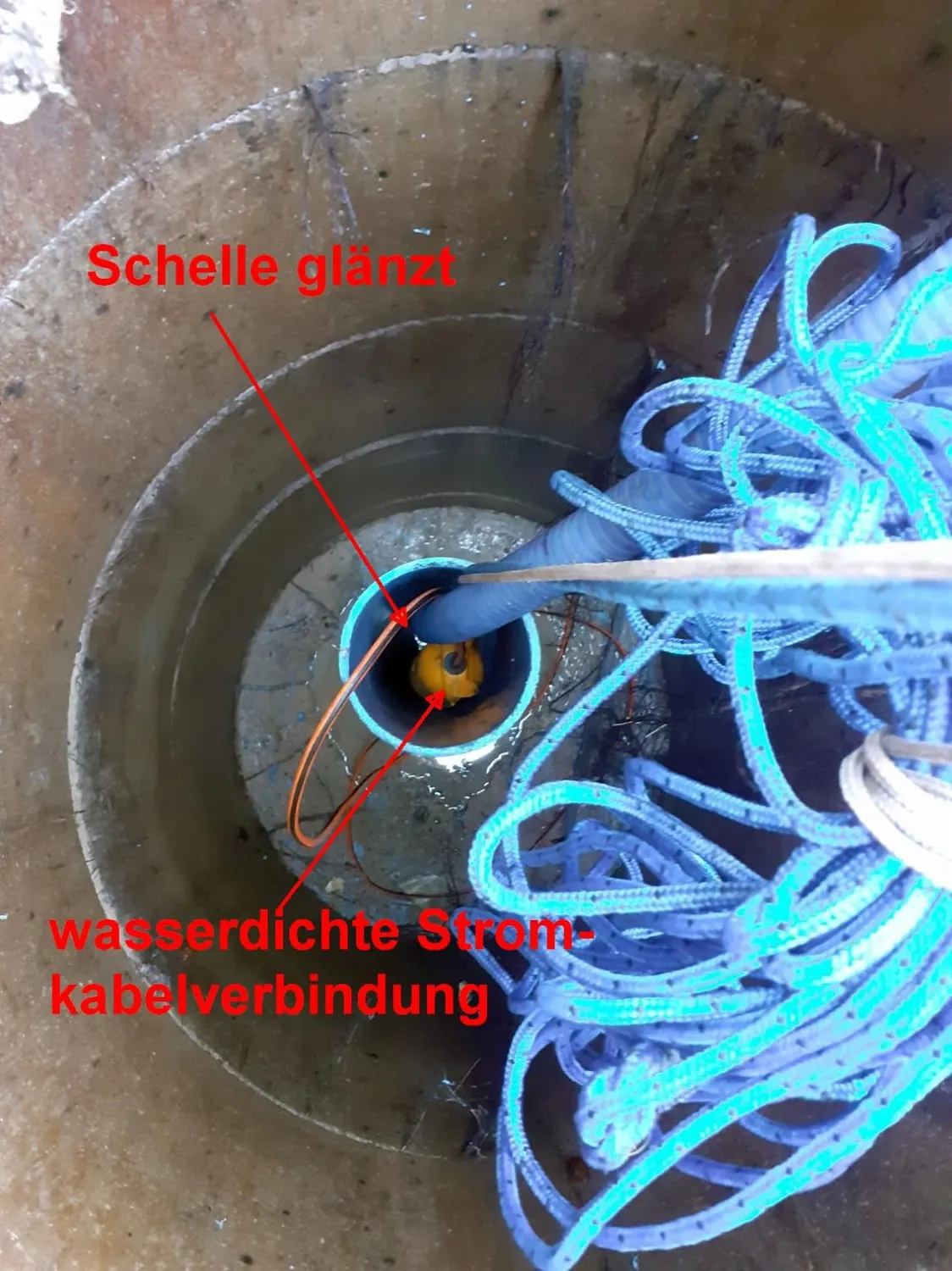 Poppstar Saugschlauch 1 1/4 Zoll 15m 32mm Spiralschlauch blau