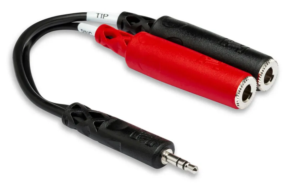 Hosa YMP-137 Stereo Breakout Kabel 3,5mm Kopfhörer-Split