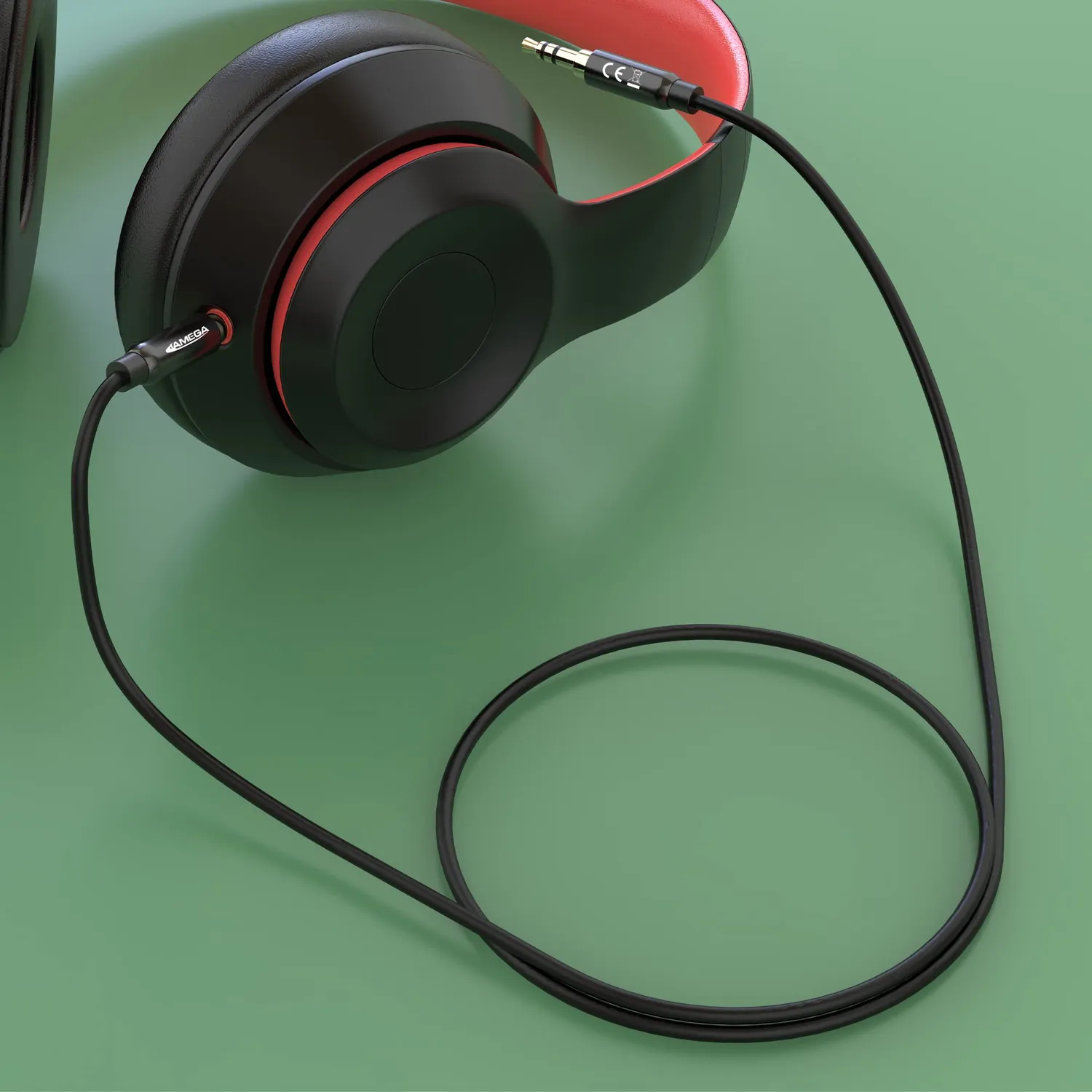 Jamega Aux Kabel 1,5 m 3,5 mm Nylon Stereo schwarz