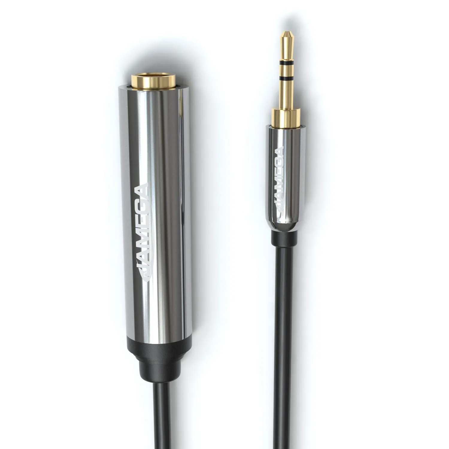 Jamega Stereo Klinken Adapter 0,1 m 3,5 mm auf 6,3 mm