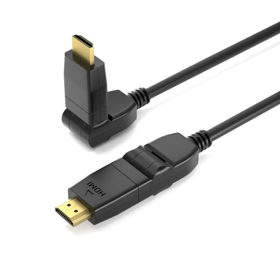 JAMEGA Winkelbar 2.0 HDMI-Kabel 5m 4K 60Hz