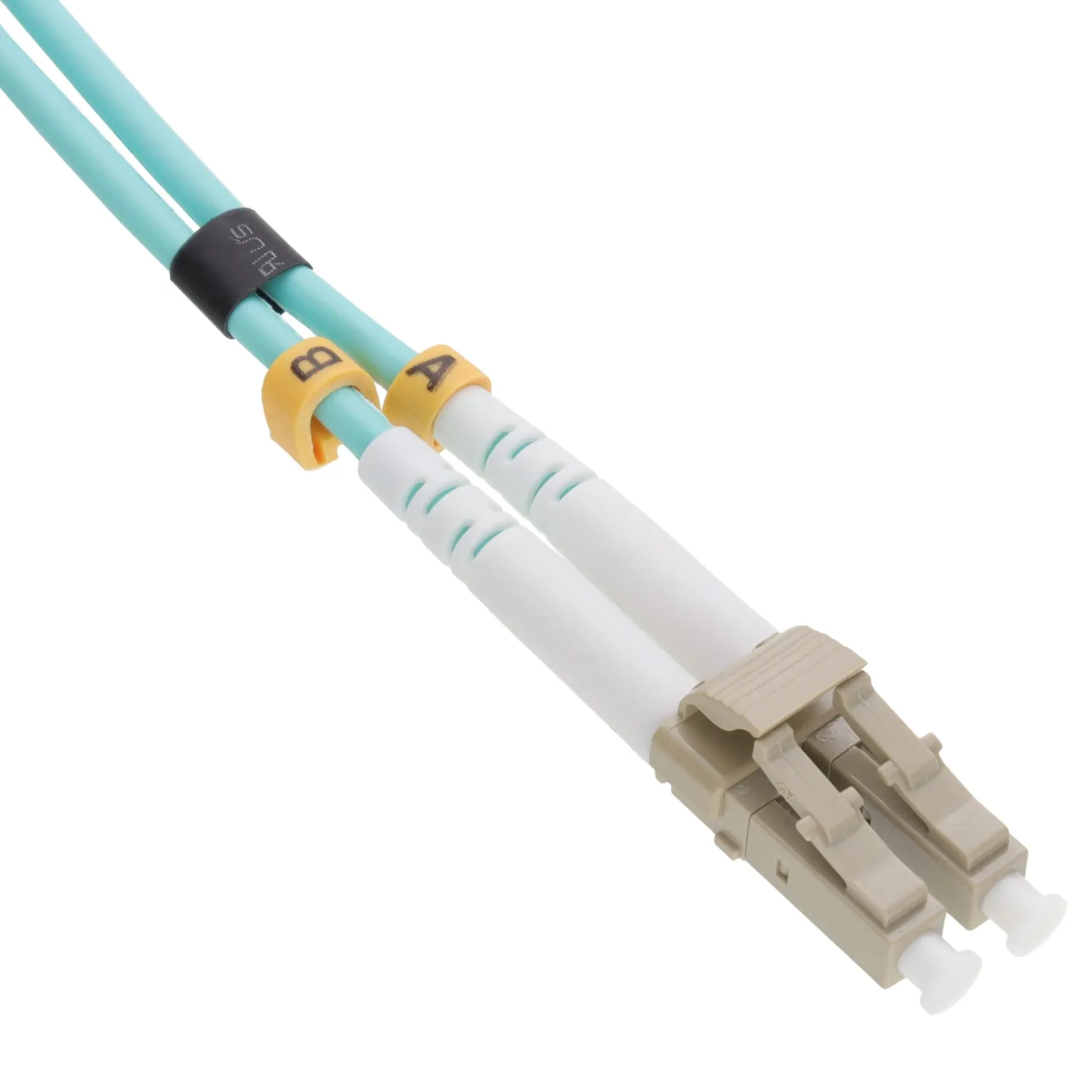 Kenable OM3 LC-LC Glasfaserkabel 2m Aqua LSZH