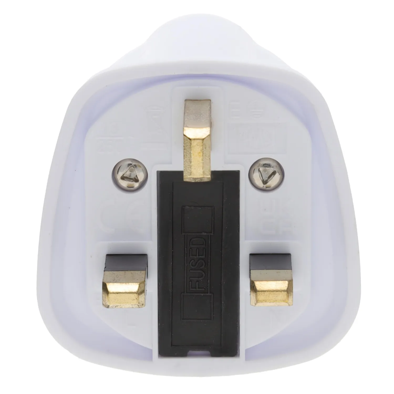 Kenable 13A UK auf Euro Adapter weiß 3-polig