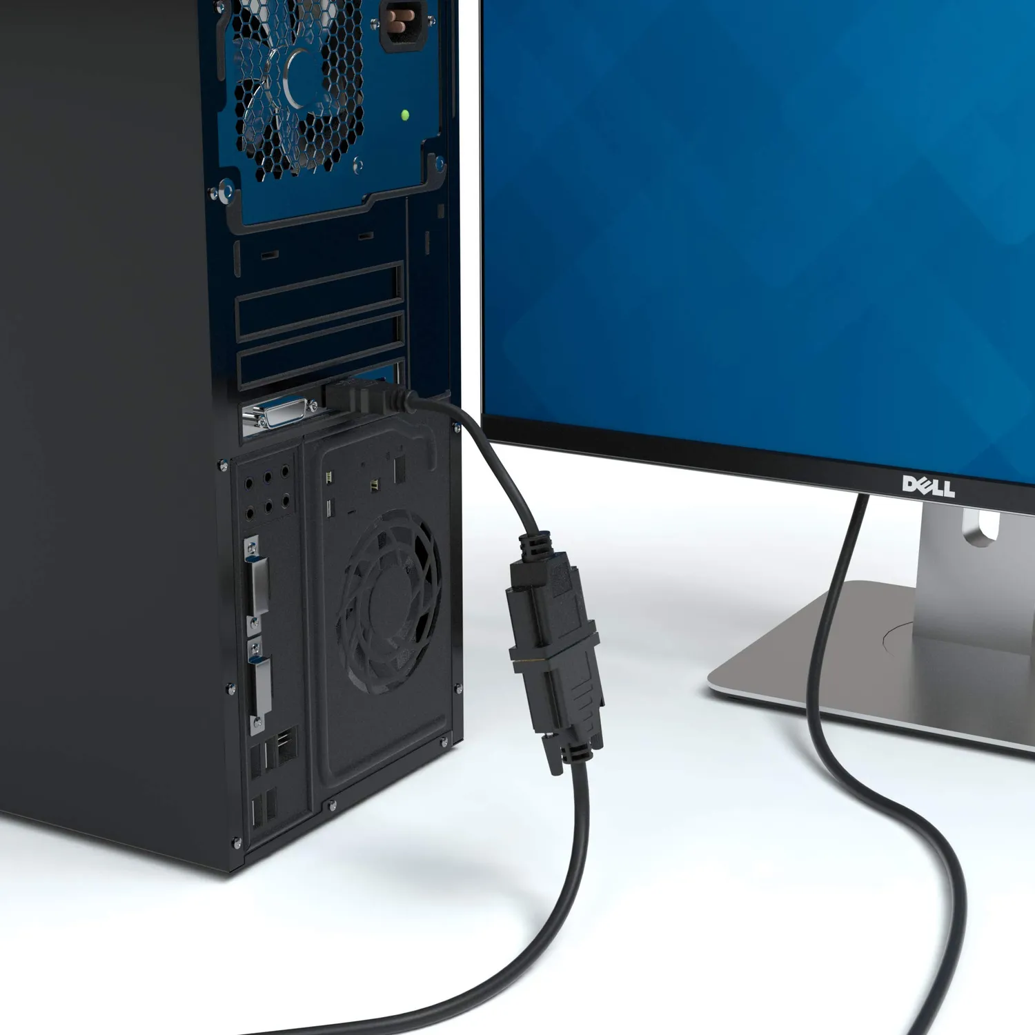 JAMEGA HDMI auf DVI Adapter Stecker-Buchse 0,1m 1080p