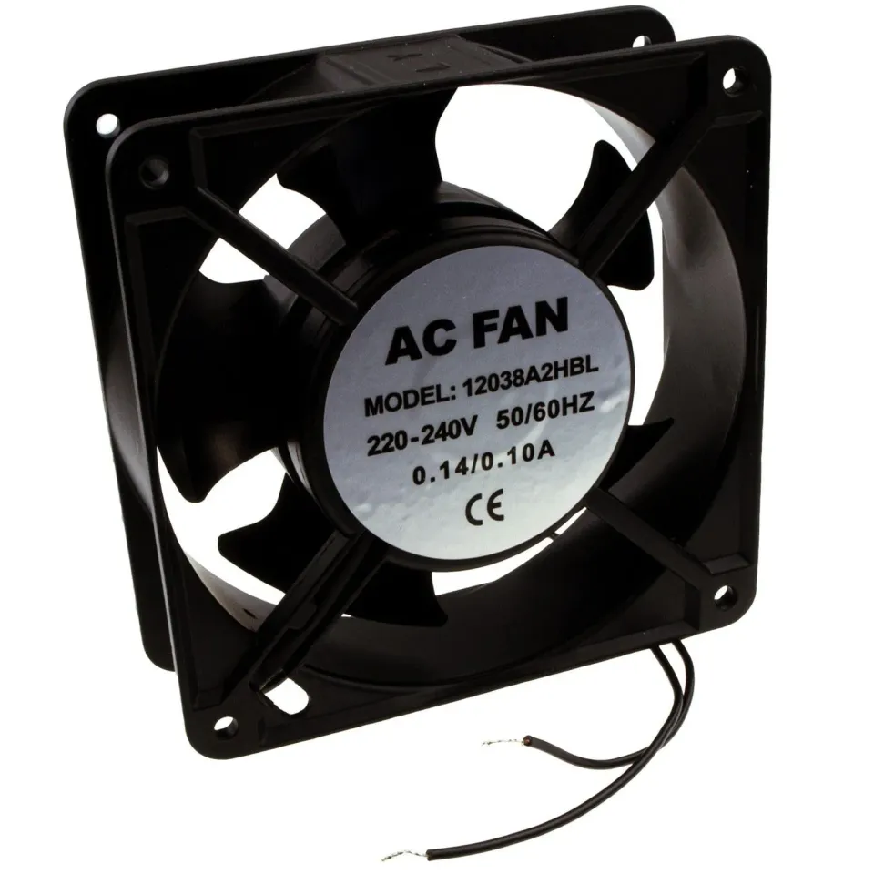 Kenable 120x120x38mm AC-Gehäuselüfter 220V Kugellager
