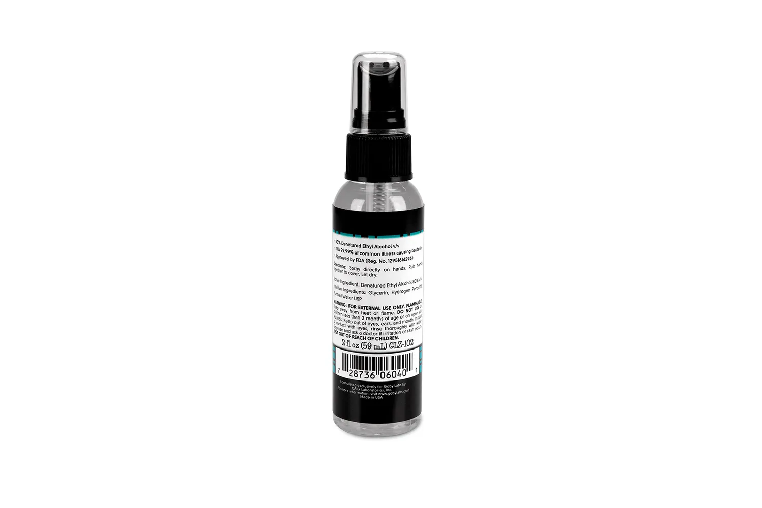 Goby Labs GLZ102 Handdesinfektion 80% Alkohol