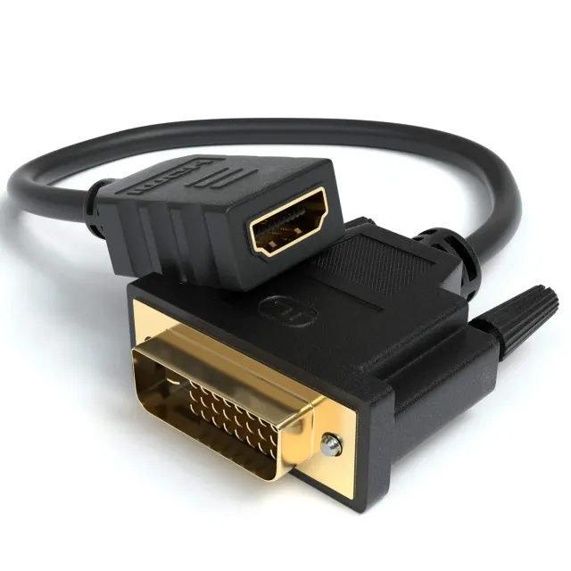 JAMEGA DVI auf HDMI Adapter DVI-D 24+1 Full HD