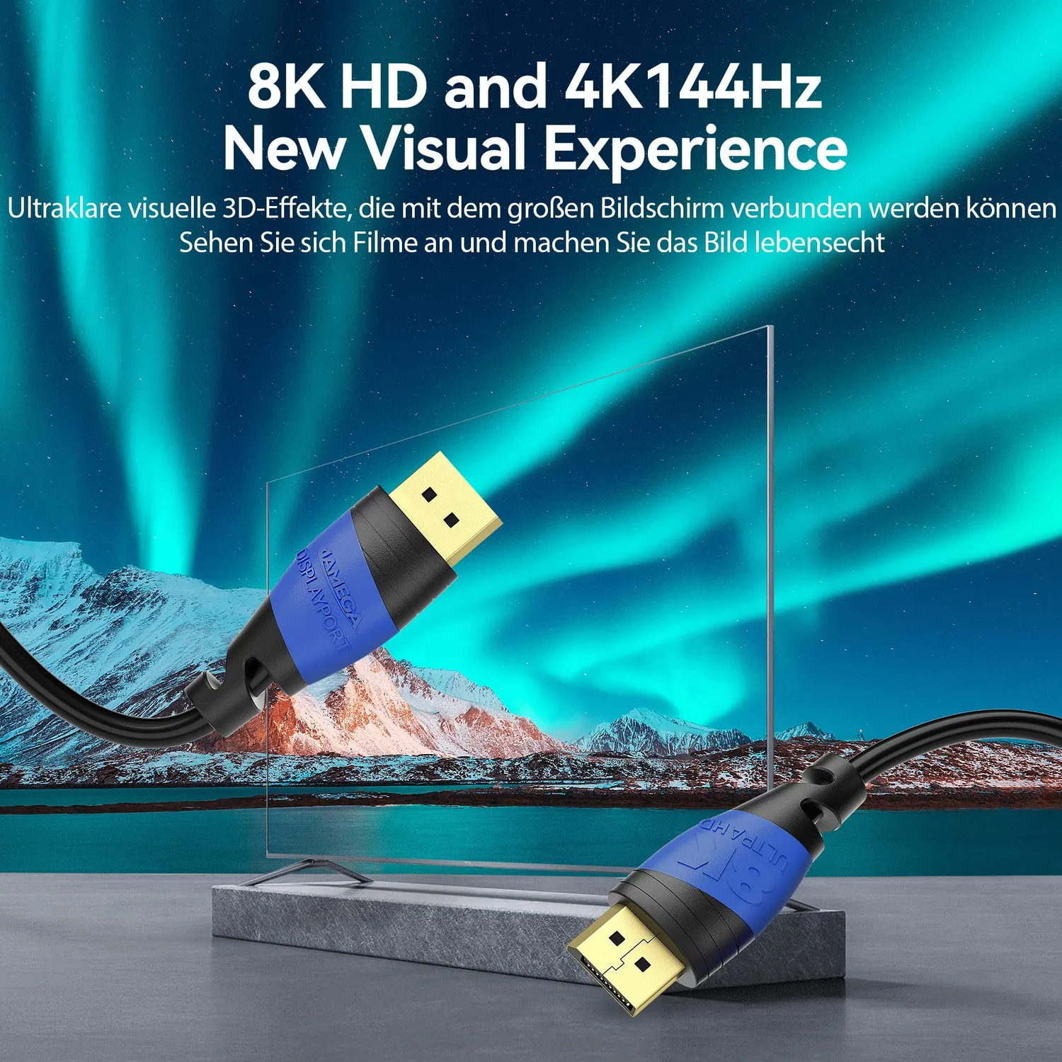 Jamega DisplayPort Kabel 1.4 1,5m 8K