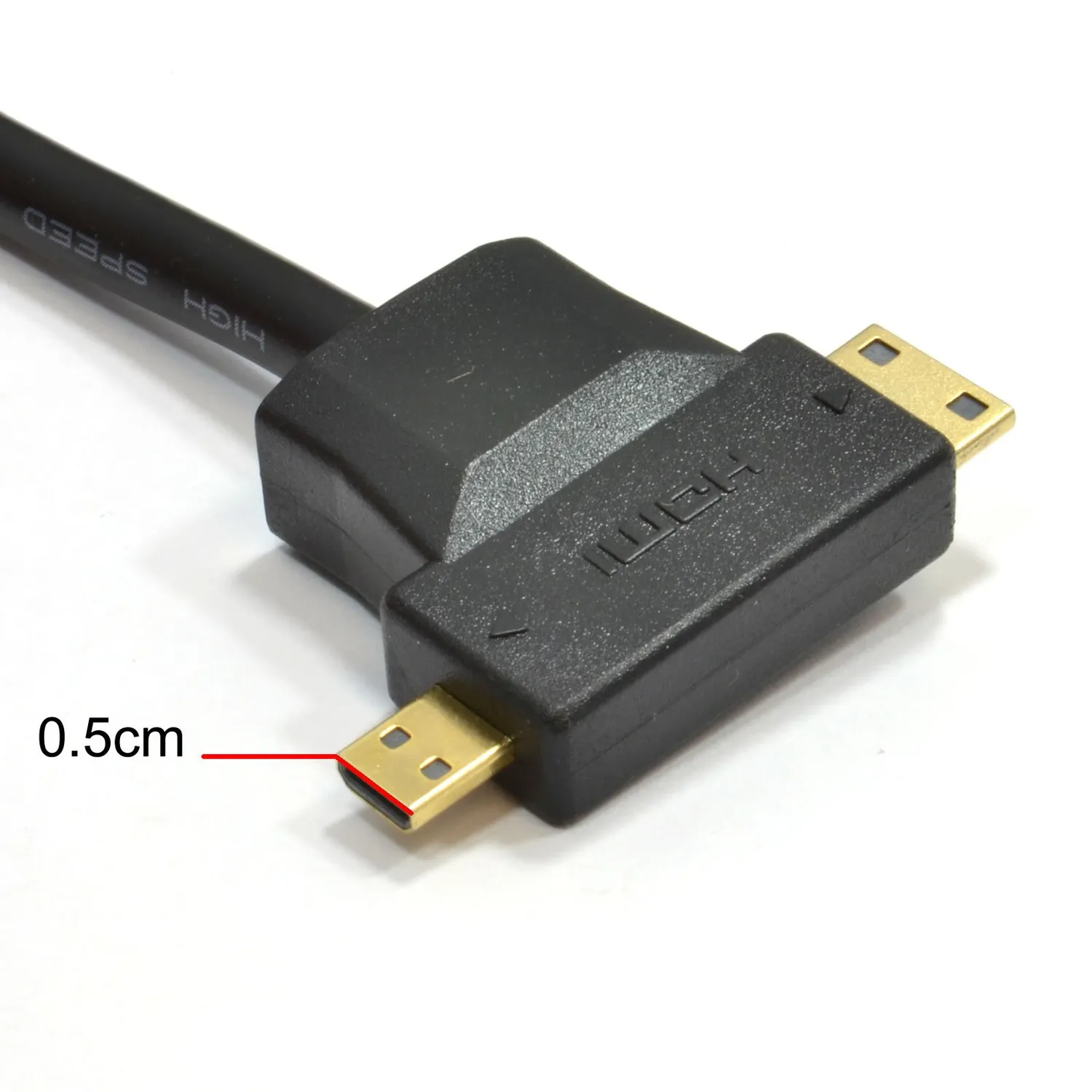 Kenable HDMI Adapterkabel 2m Mini Micro auf HDMI