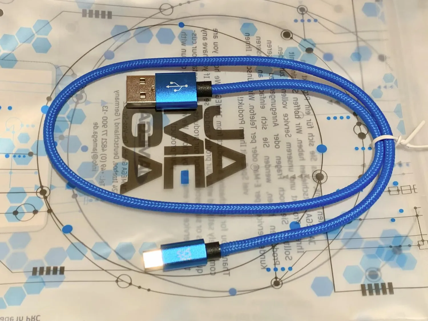 JAMEGA Premium Micro USB Kabel 0,5-3 m 4er Set rot