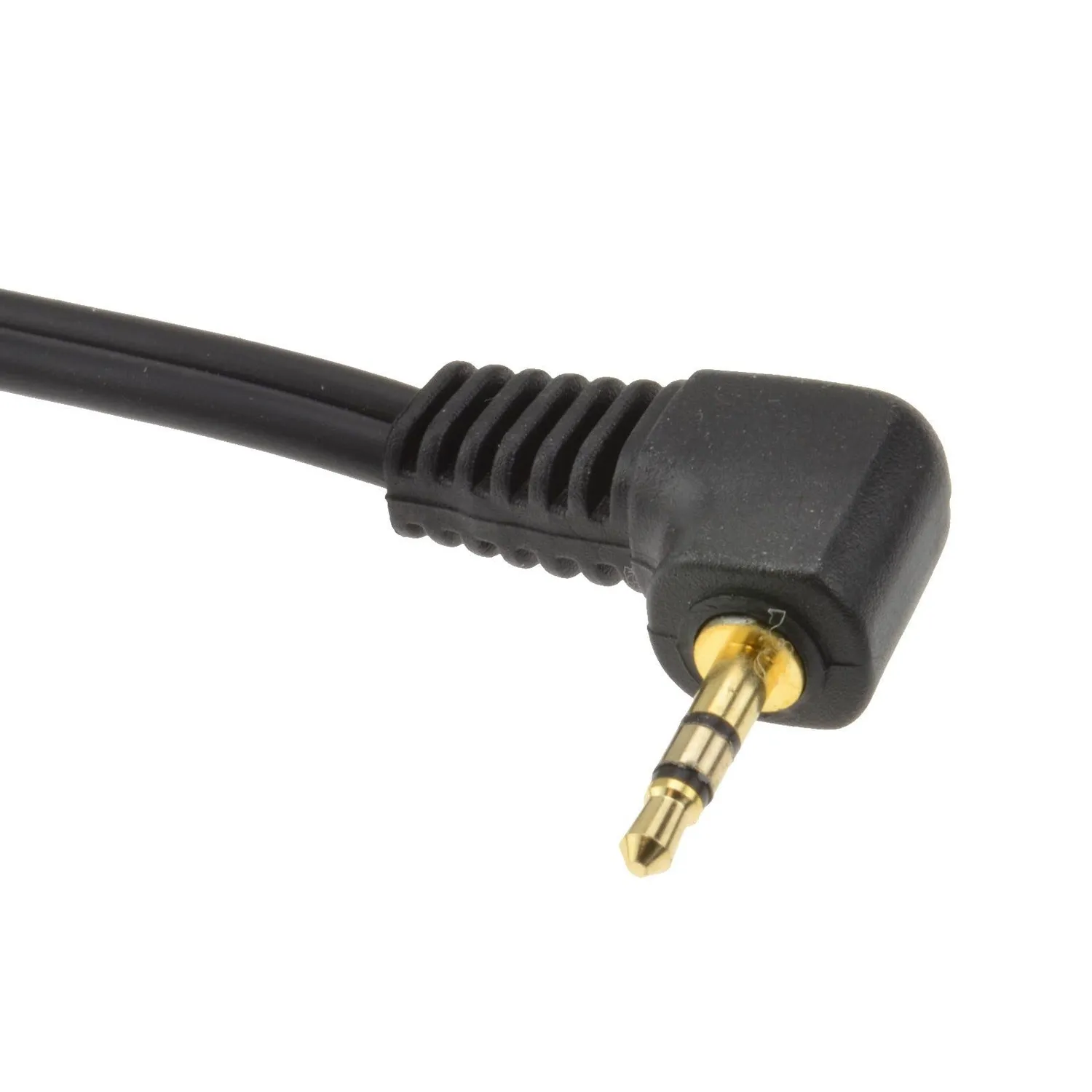 Kenable 2,5mm auf 3,5mm Klinke Adapterkabel 10cm Winkel vergoldet
