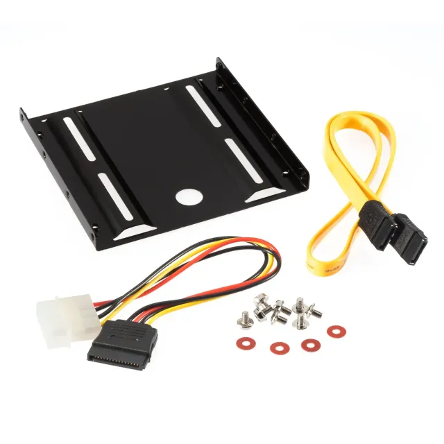 Poppstar HDD SSD Einbaurahmen 2,5 Zoll Einbaukit SATA