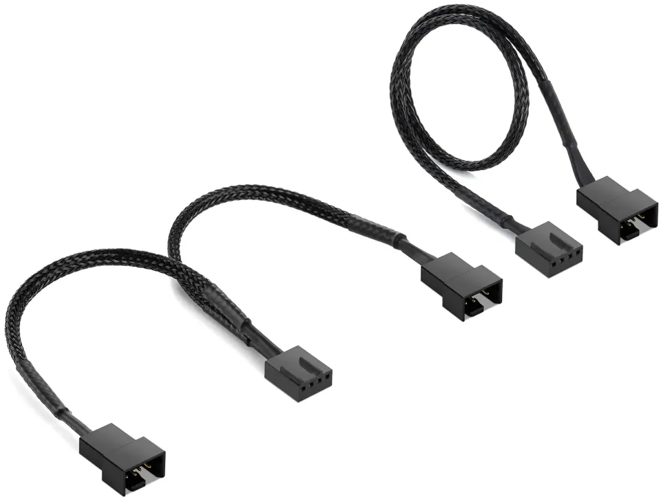 Poppstar 4-Pin Lüfter Kabel Set 15+30cm PWM