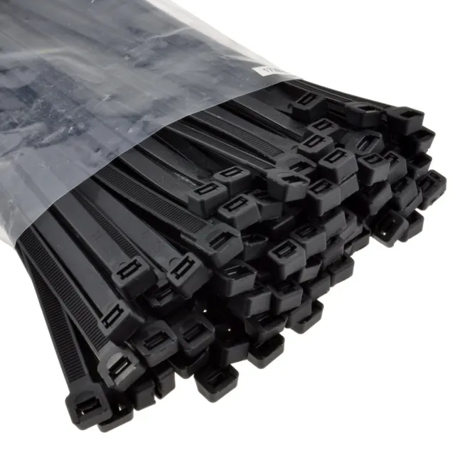 Kenable Kabelbinder 450x7,5mm schwarz 100 Stück Nylon