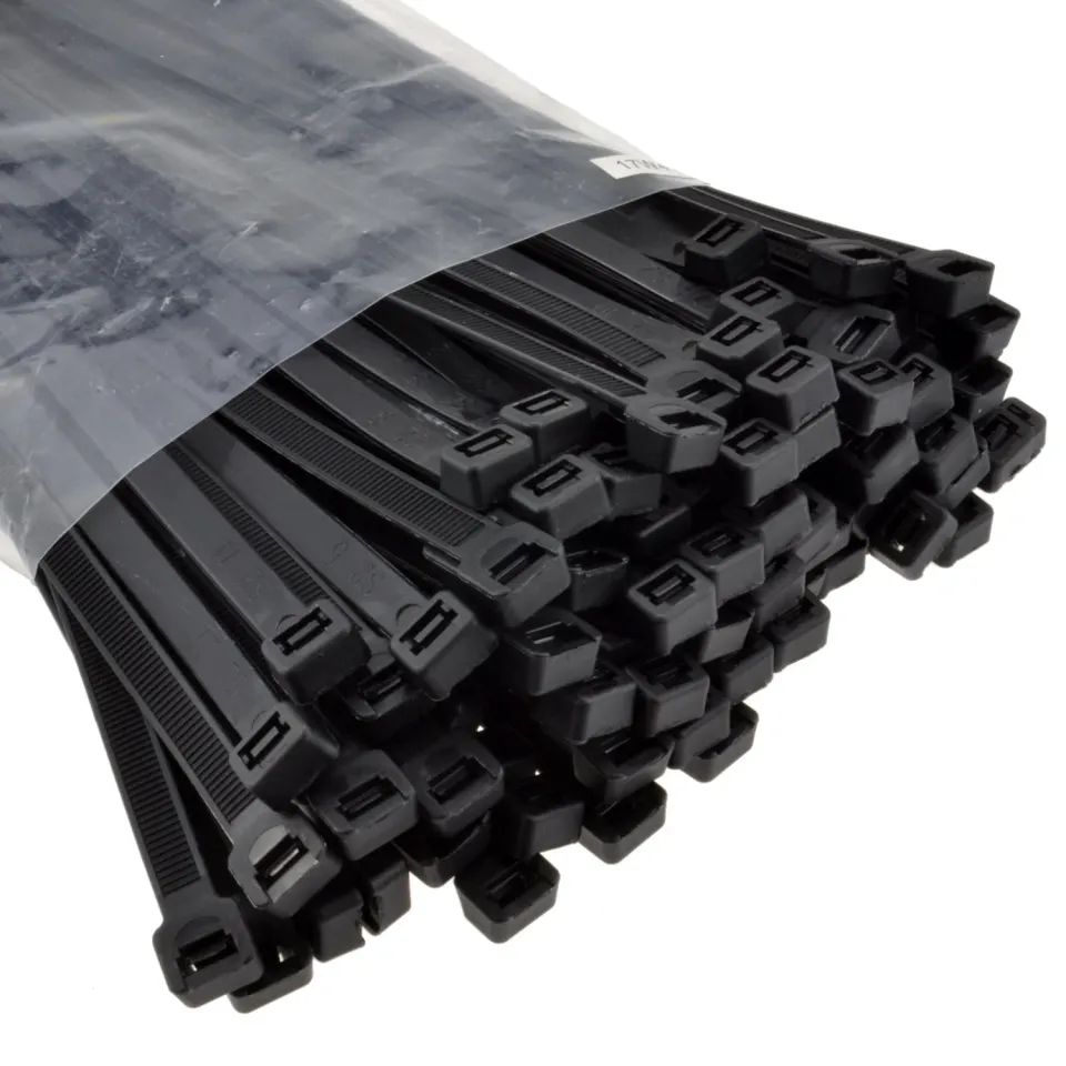 Kenable Kabelbinder 450x7,5mm schwarz 100 Stück Nylon