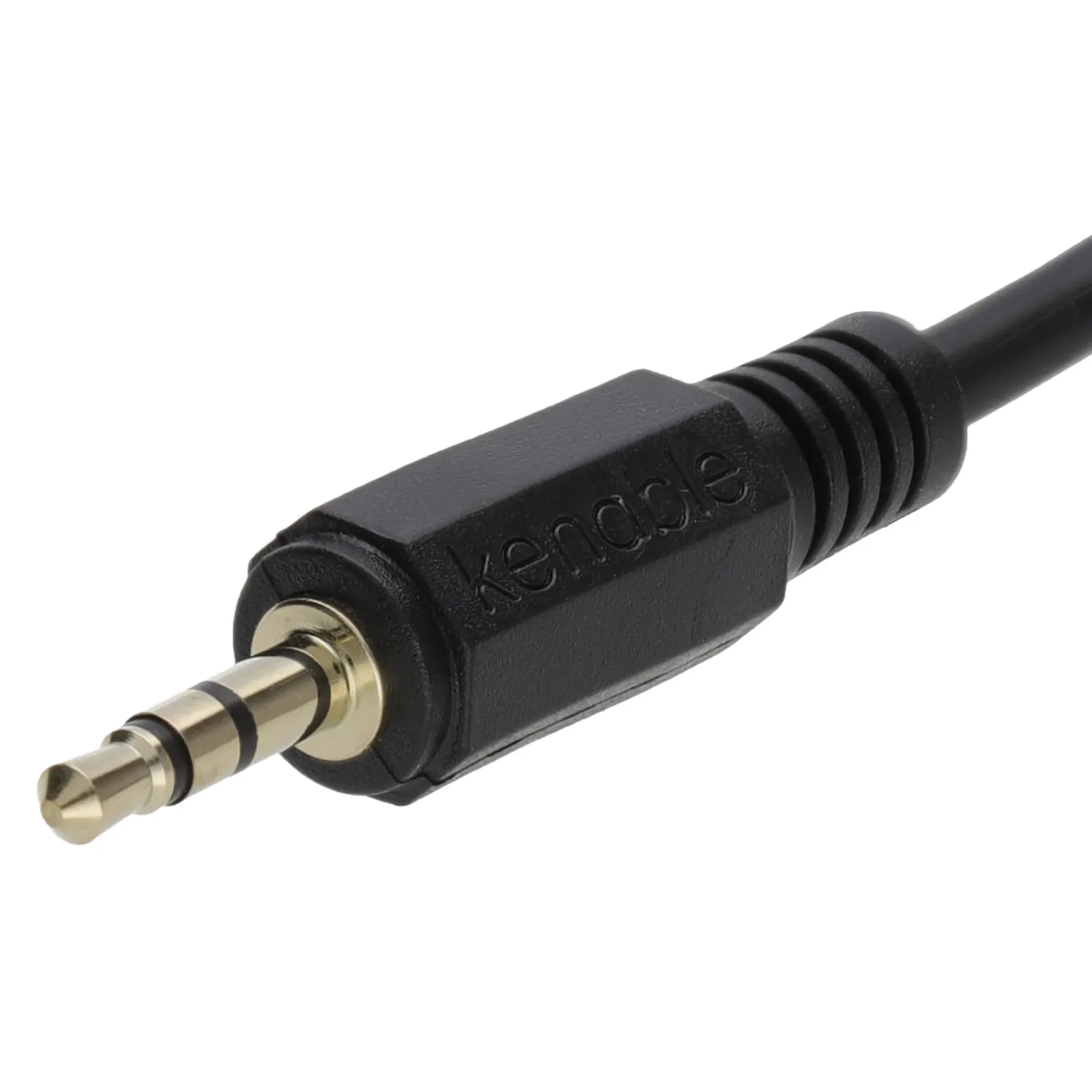 Kenable AUX Klinkenkabel 3,5mm 2m schwarz male-male