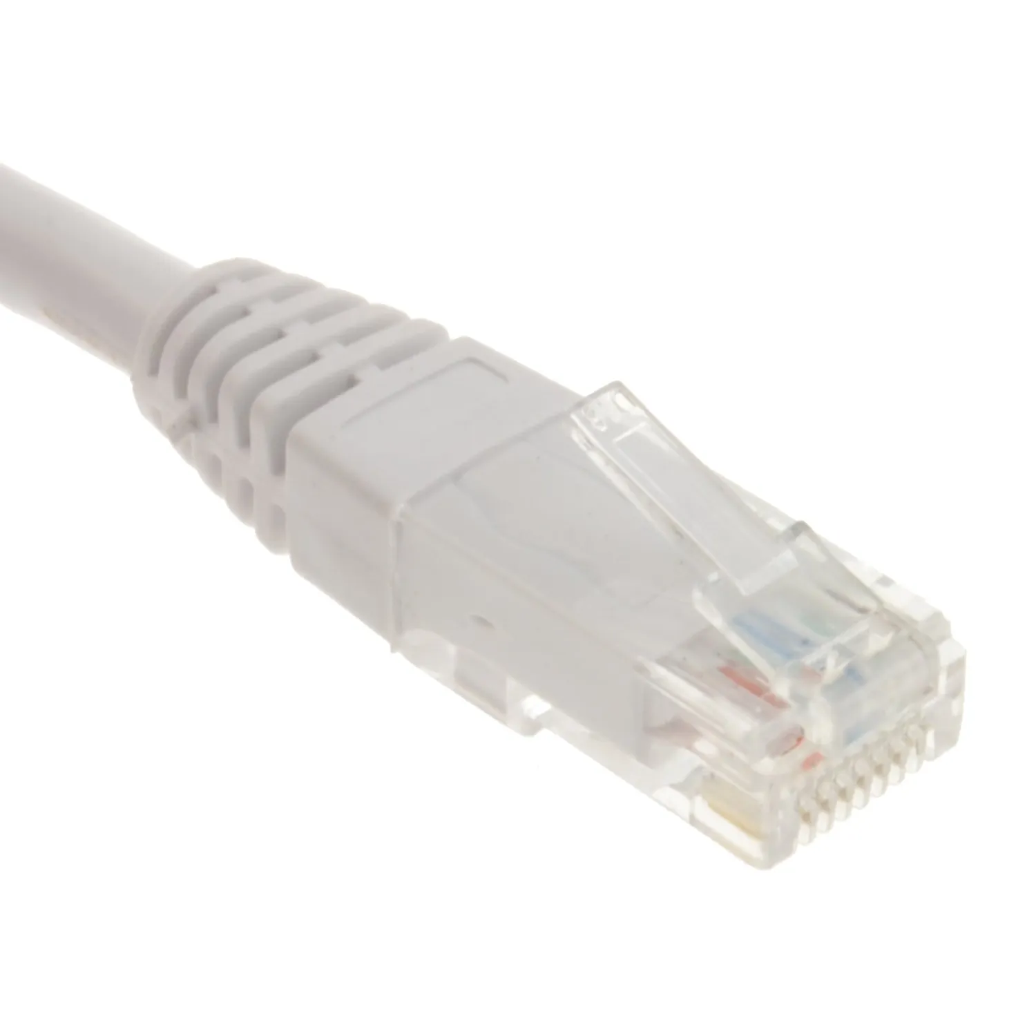 Kenable CAT6 RJ45 Netzwerk-Verlängerungskabel 5m Weiß Kupfer