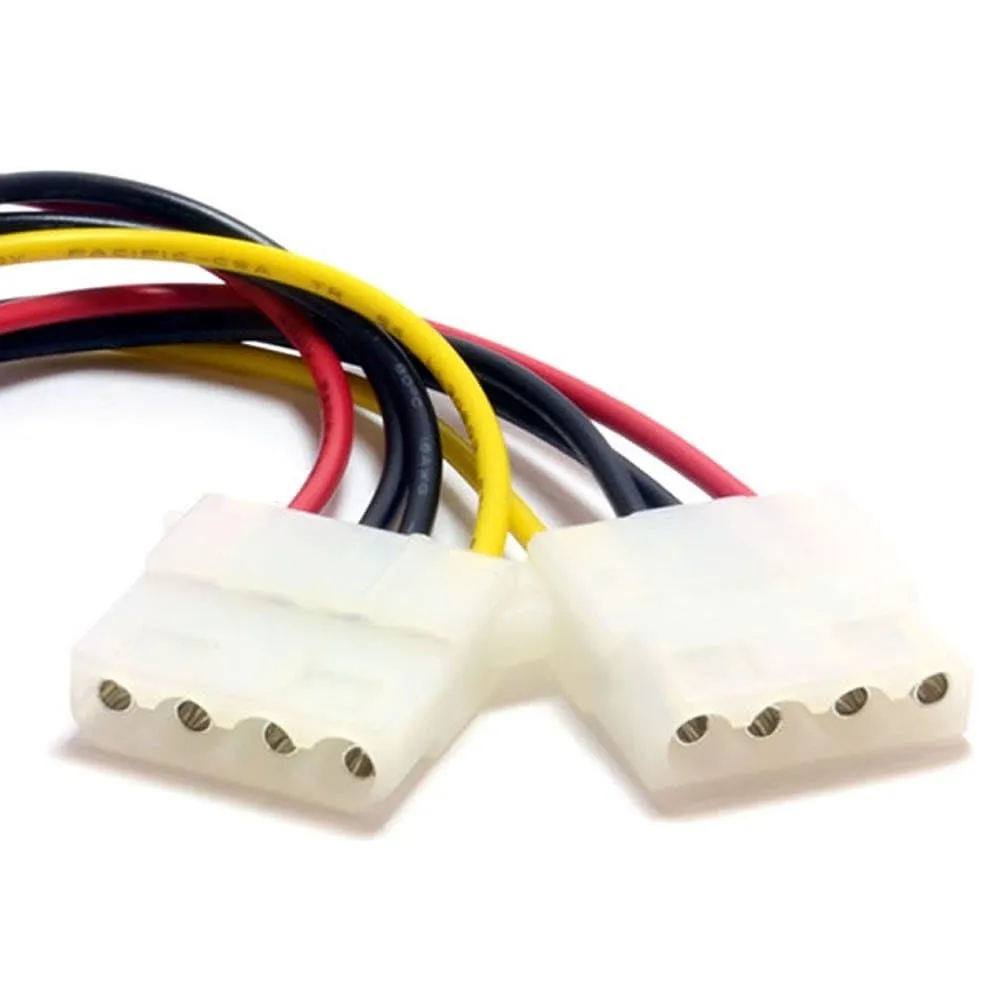Kenable Molex Stromkabel Y-Adapter 15cm 2-fach