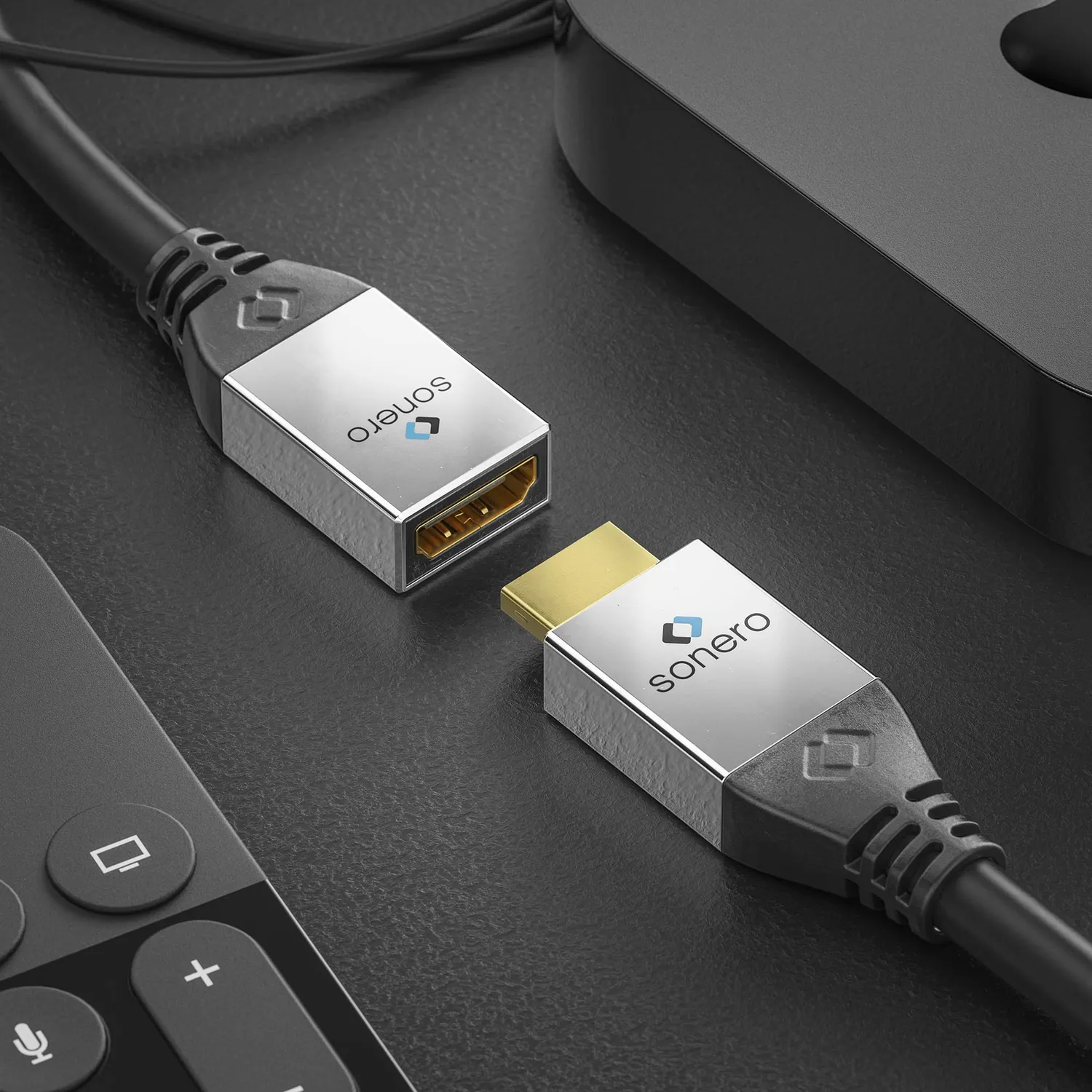 Sonero S-HCA001 Micro-HDMI-Adapter 0,25m schwarz 4K