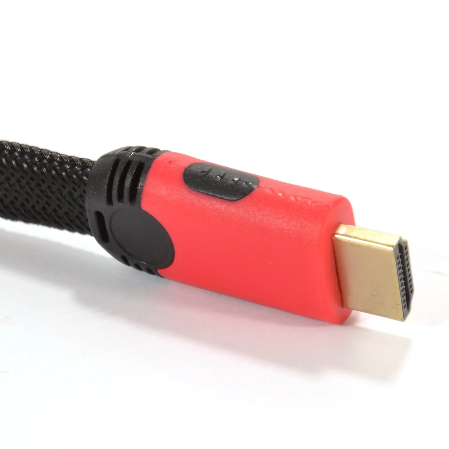 Kenable HDMI Kabel flach 2m rot High Speed