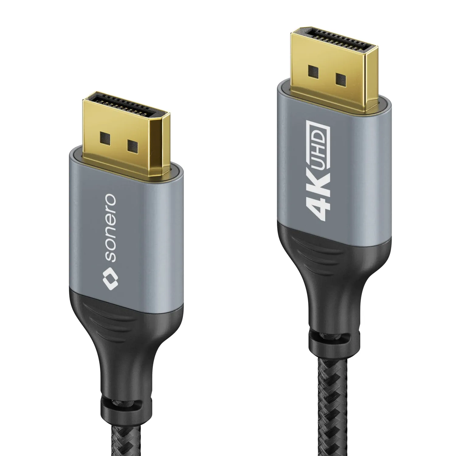 Sonero SPC-DP100-010 DisplayPort Kabel 1 m 4K60 Grau