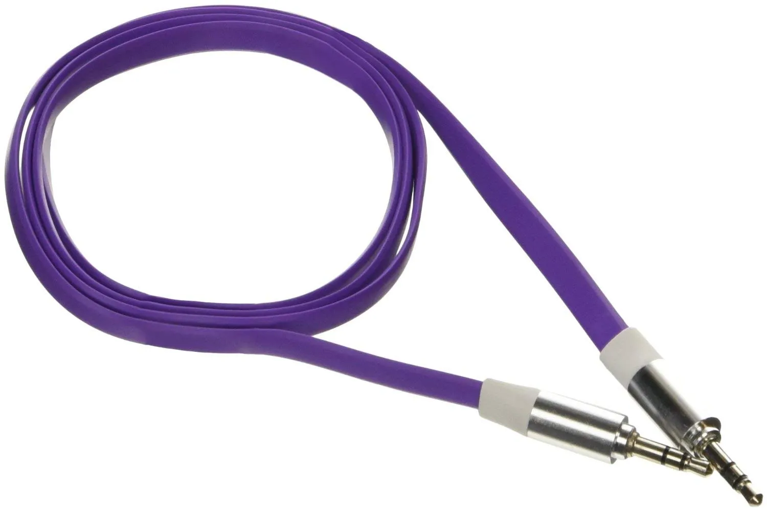 Poppstar 3,5 mm Flachband Klinkenkabel 1 m schwarz
