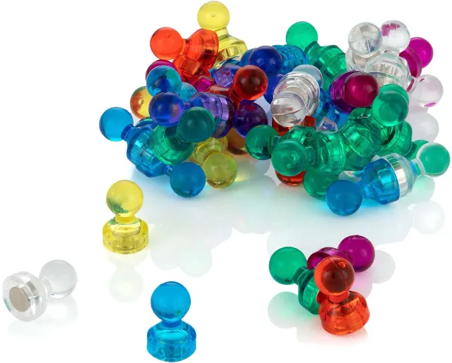 Poppstar Kegelmagnete 50er bunt Whiteboard 11x17mm Box