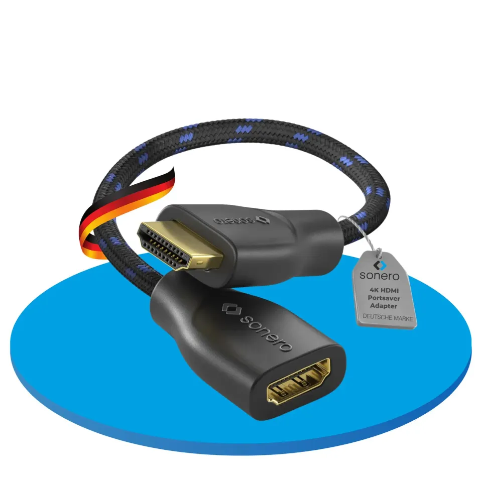 Sonero X-PHA011-0015 HDMI Portsaver 0,15m 4K Baumwolle