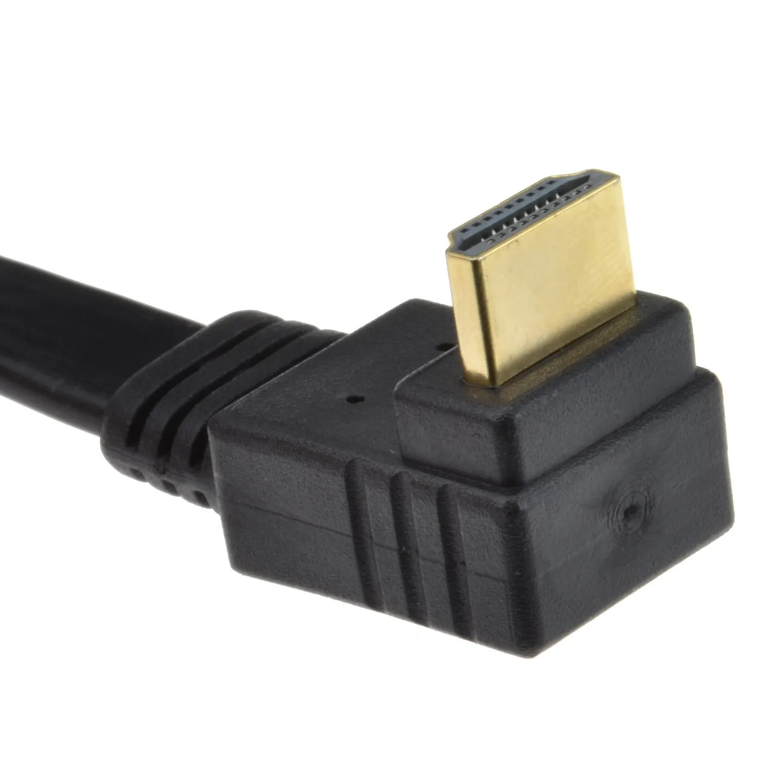 Kenable HDMI Kabel flach gewinkelt 5m High Speed