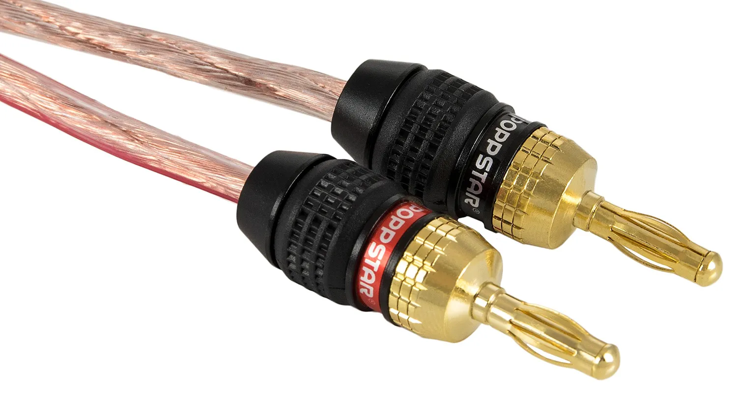 Poppstar Deadbolt High End Bananenstecker 12er Set 24k vergoldet