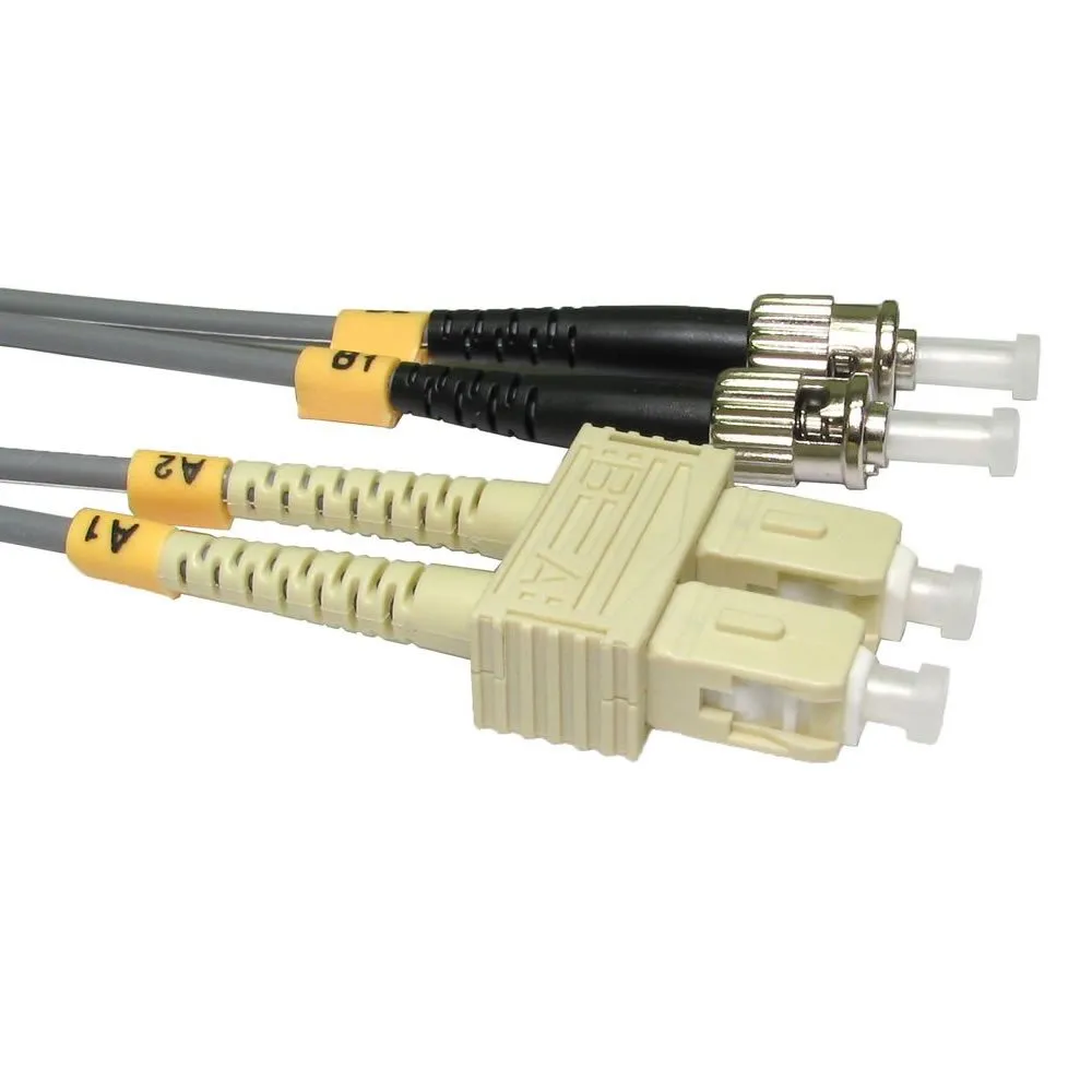Kenable OM1 Glasfaser-Patchkabel LC-ST 1m grau