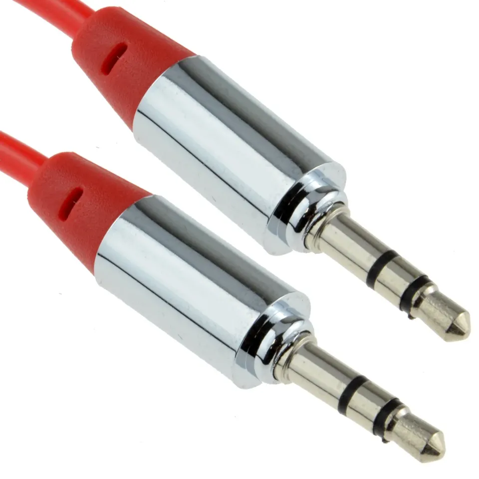kenable Pro Audiokabel 3,5 mm Klinke rot 2 m