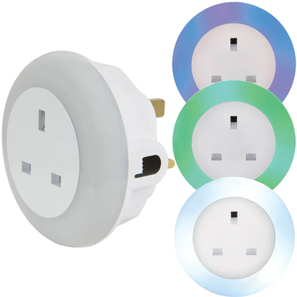 Kenable LED-Nachtlicht Sensor mehrfarbig weiß 0,54W