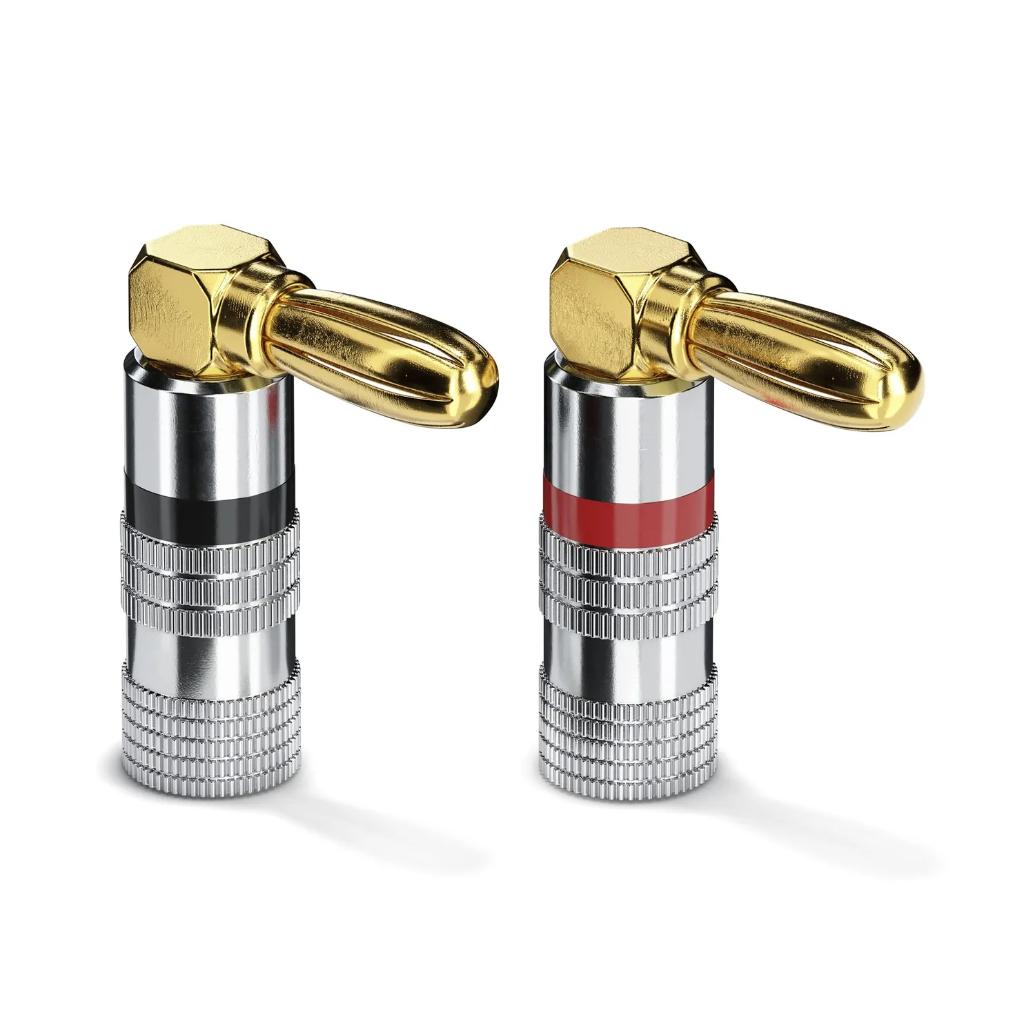 Sonero S-SC090-04 Bananenstecker 4er-Set 90° vergoldet