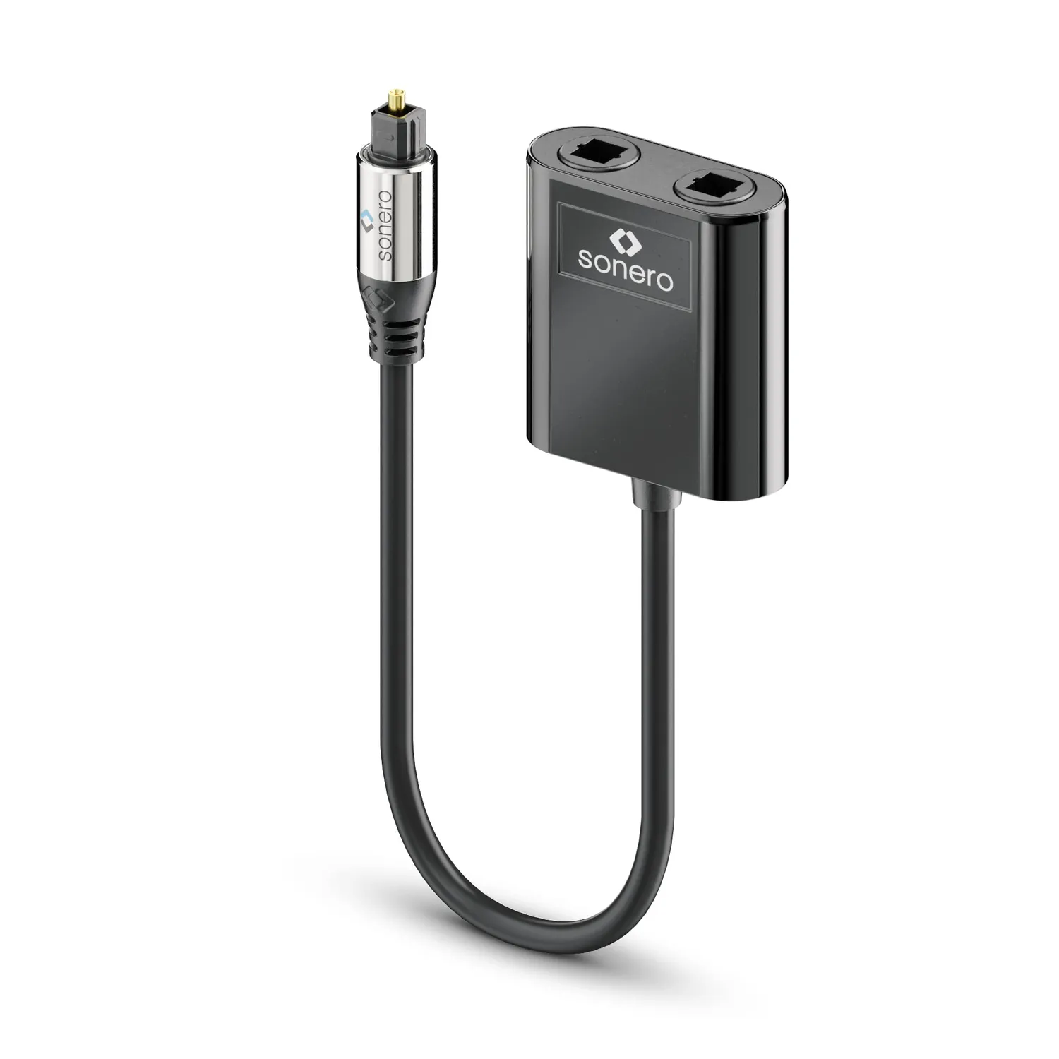 Sonero Premium S-OCA001 Toslink Splitter 0,15 m schwarz