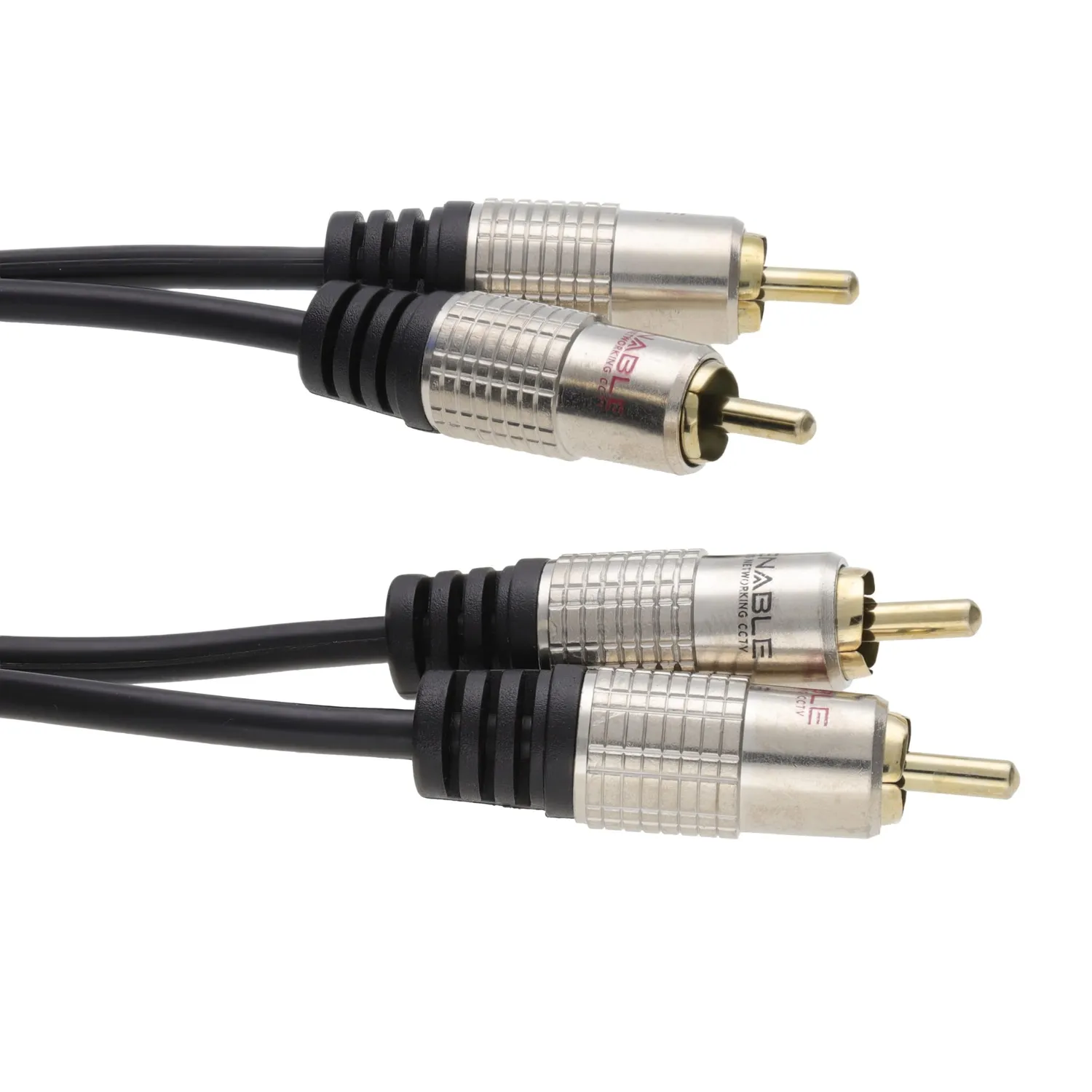 Kenable Profi Audio Cinch Kabel 0,5m Stereo