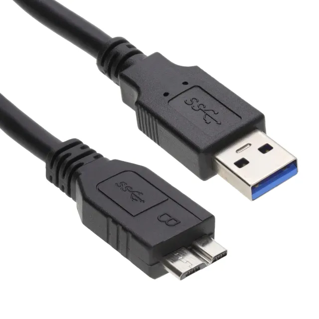 Kenable USB 3.0 Kabel A-Micro-B 0,15m Schwarz