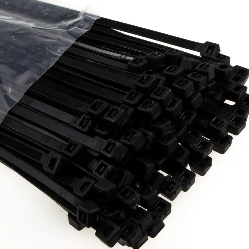 Kenable enTie Kabelbinder 450mm schwarz 100 Stück Nylon