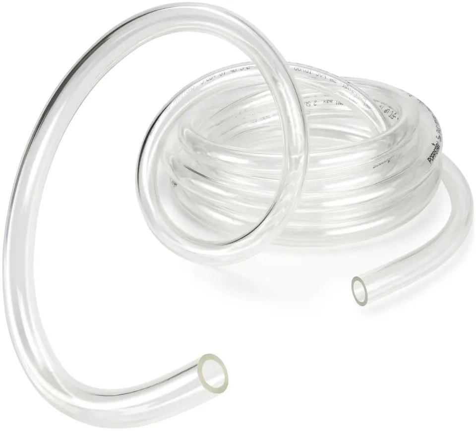 Poppstar PVC Schlauch 10m 10/14mm transparent lebensmittelecht